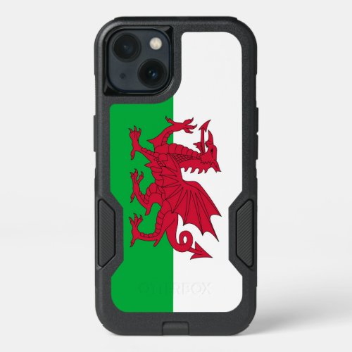 Patriotic OtterBox iPhone 13 Case Wales flag