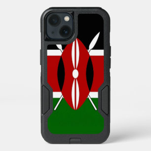 Patriotic OtterBox iPhone 13 Case with Kenya Flag