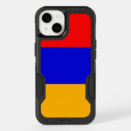 Patriotic OtterBox iPhone 14 Case Armenia flag