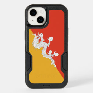 Patriotic OtterBox iPhone 14 Case, Bhutan flag