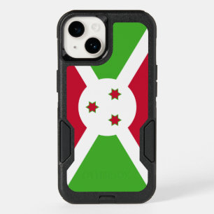 Patriotic OtterBox iPhone 14 Case, Burundi flag