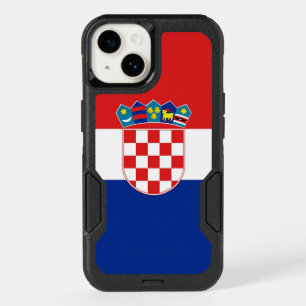 Patriotic OtterBox iPhone 14 Case, Croatia Flag