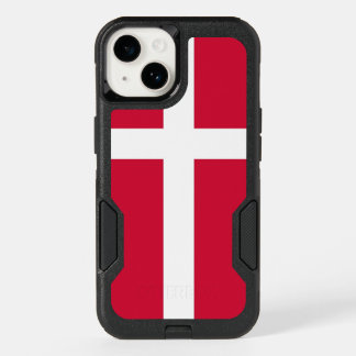 Patriotic OtterBox iPhone 14 Case, Denmark Flag