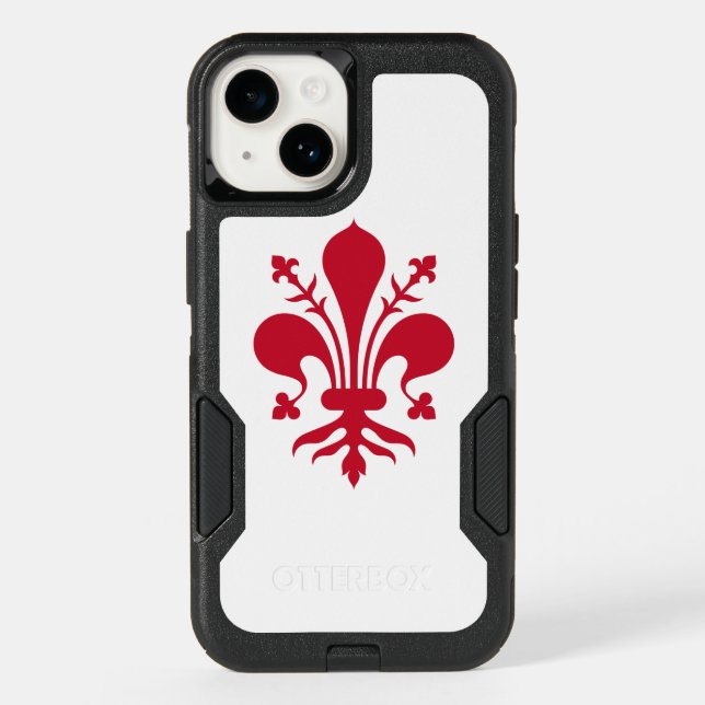 Patriotic OtterBox iPhone 14 Case, Florence Flag (Back)