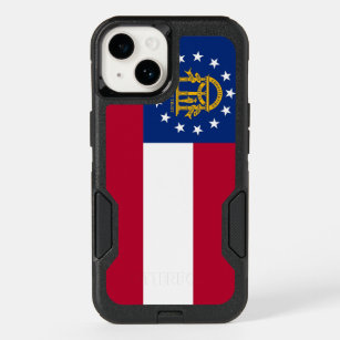 Patriotic OtterBox iPhone 14 Case, Georgia flag