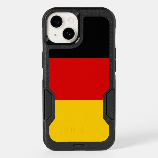 Patriotic OtterBox iPhone 14 Case, Germany Flag (Back)