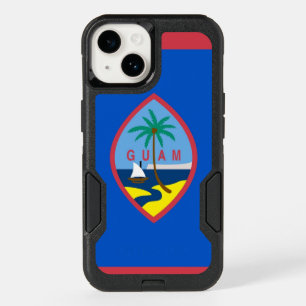 Patriotic OtterBox iPhone 14 Case, Guam flag