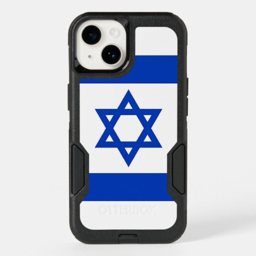 Patriotic OtterBox iPhone 14 Case Israel flag