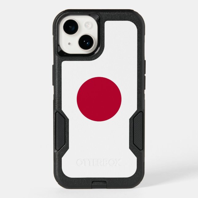 Patriotic OtterBox iPhone 14 Case, Japan flag (Back)
