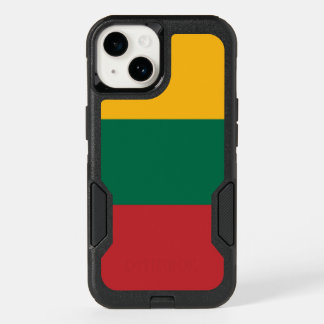 Patriotic OtterBox iPhone 14 Case, Lithuania flag