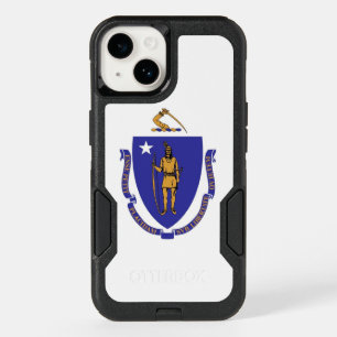Patriotic OtterBox iPhone 14 Case, Massachusetts