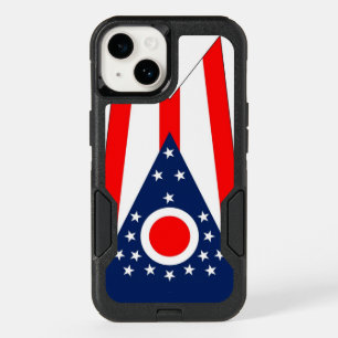 Patriotic OtterBox iPhone 14 Case, Ohio Flag