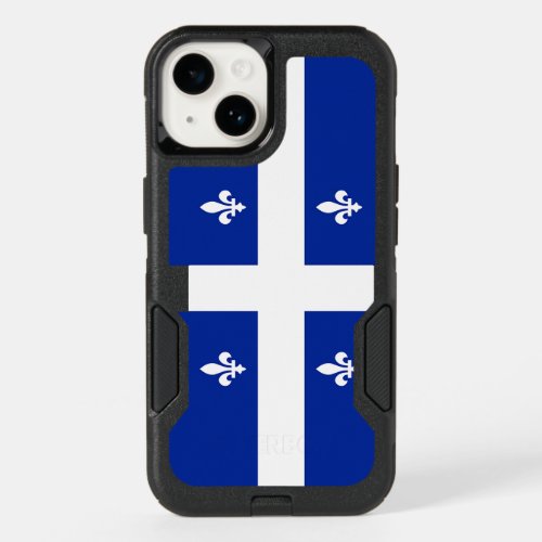 Patriotic OtterBox iPhone 14 Case Quebecl Flag