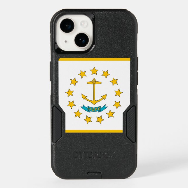 Patriotic OtterBox iPhone 14 Case, Rhode Island (Back)