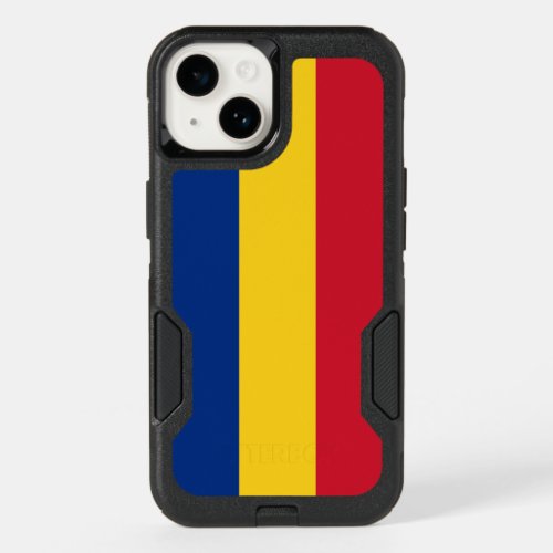 Patriotic OtterBox iPhone 14 Case Romania flag