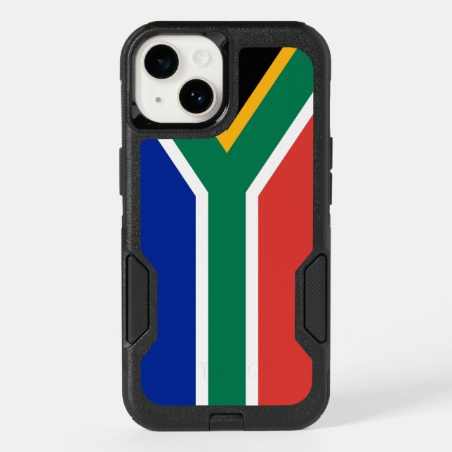 Patriotic OtterBox iPhone 14 Case, South Africa (Back)