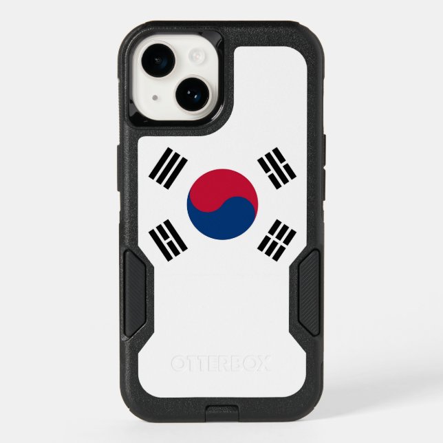Patriotic OtterBox iPhone 14 Case, South Korea (Back)