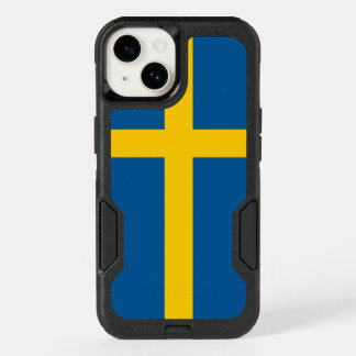 Patriotic OtterBox iPhone 14 Case, Sweden flag