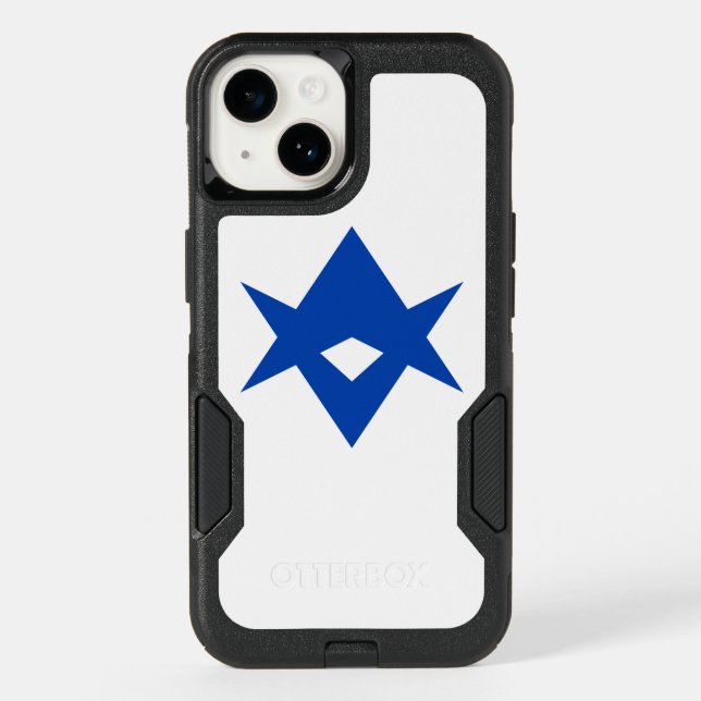 Patriotic OtterBox iPhone 14 Case, Toyota flag (Back)