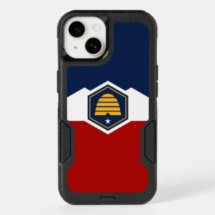 Patriotic OtterBox iPhone 14 Case, Utah flag, USA