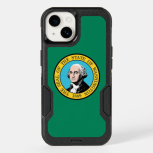 Patriotic OtterBox iPhone 14 Case, Washington flag