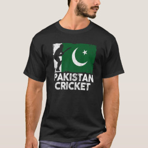Patriotic Pakistani Cricket Players Pakistan Crick T-Shirt