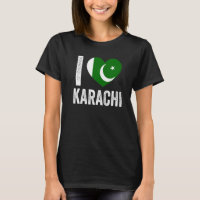 Patriotic Pakistani Pakistan Flag I Love Karachi