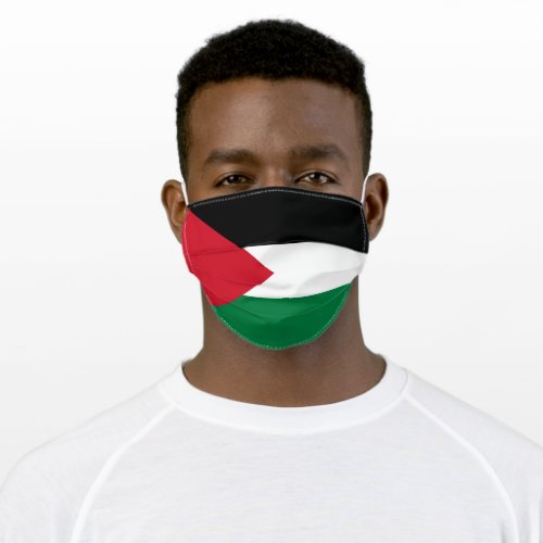 Patriotic Palestine Flag Adult Cloth Face Mask