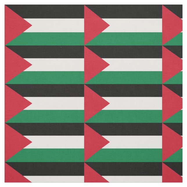 Patriotic Palestine Flag Fabric (Swatch)