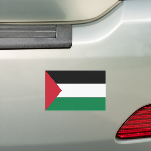 Patriotic Palestinian Rectangle Car Magnet (In Situ)
