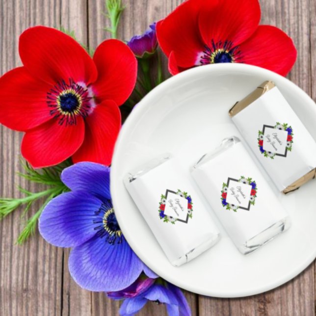 Patriotic Panda Anemone Baby Shower Hershey's Miniatures (Creator Uploaded)