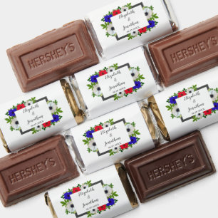 Patriotic Panda Anemone Wedding Hershey's Miniatures