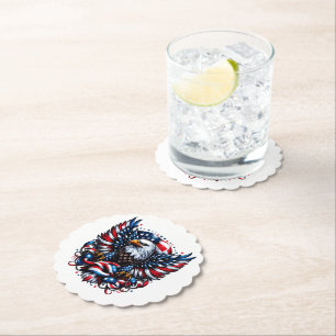 Patriotic Paper Coasters