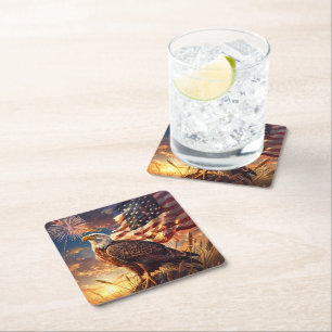 Patriotic Paper Coasters