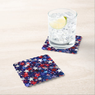 Patriotic Paper Coasters