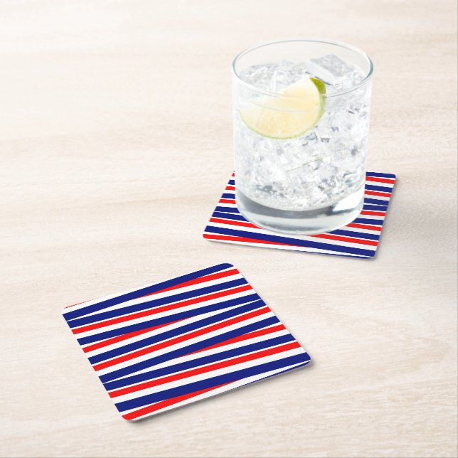 Patriotic Paper Drink Coaster (Insitu)