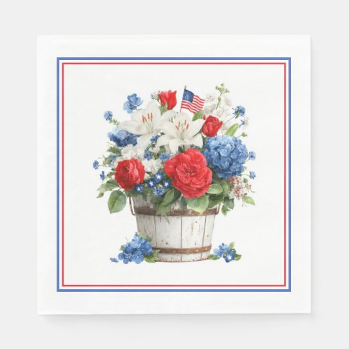 Patriotic Paper Napkins