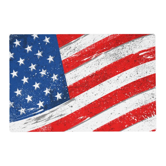 Patriotic Paper Placemat (Front)