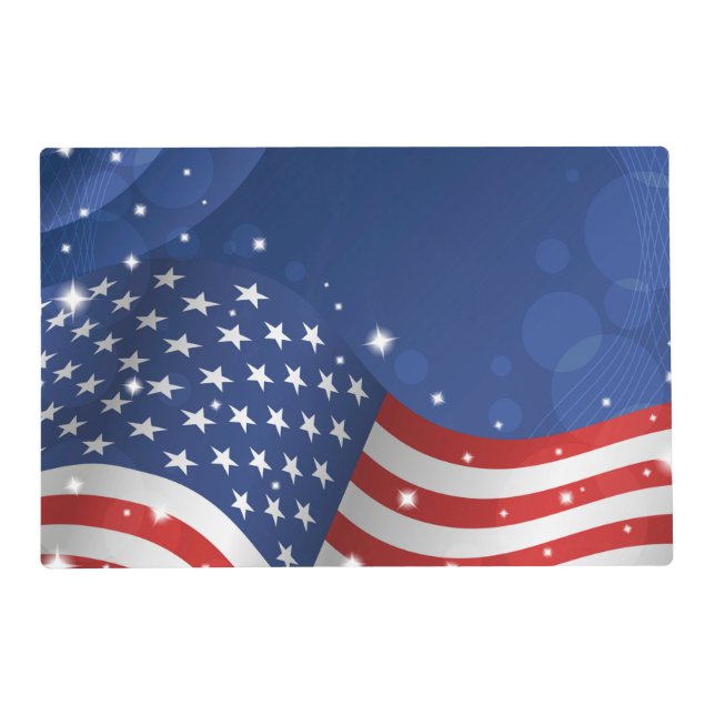 Patriotic Paper Placemat (Front)