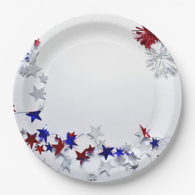Patriotic Paper Plates (Front)