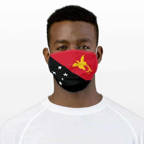 Patriotic Papua New Guinea Flag Adult Cloth Face Mask