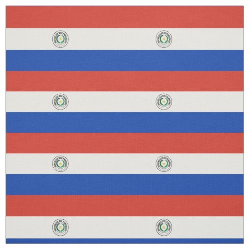Patriotic Paraguay Flag Fabric