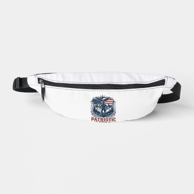 Patriotic Park Ranger Vector Graphic Tee_1 Fanny Pack (Front)