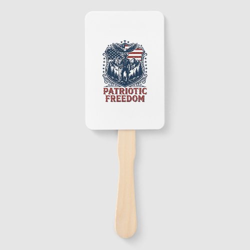 Patriotic Park Ranger Vector Graphic Tee_1 Hand Fan