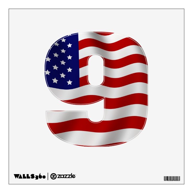 Patriotic Part 2 of 4 Wall Decal (Front)