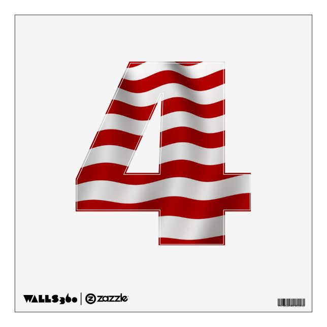 Patriotic Part 3 of 4 Wall Decal (Front)