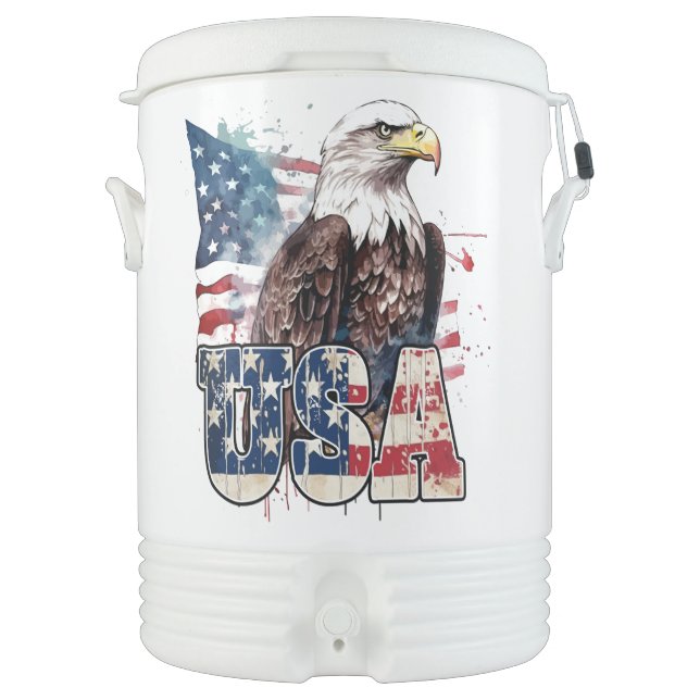 Patriotic Party Igloo Beverage Cooler (Front)