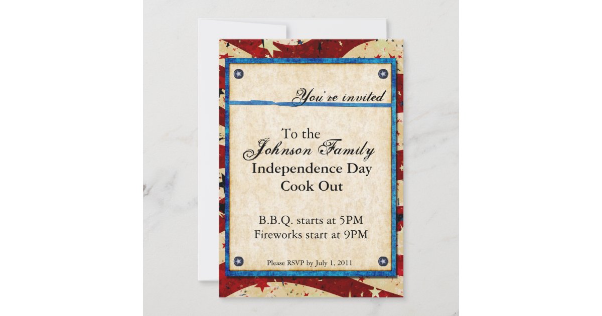 Patriotic Party Invitation | Zazzle