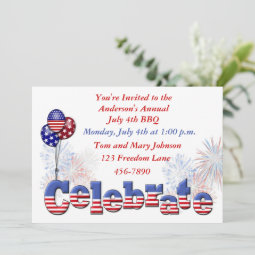 Patriotic Party Invitation | Zazzle