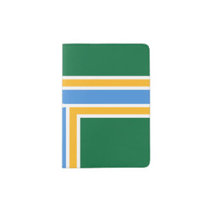 Patriotic Passport Holder with flag of Portland